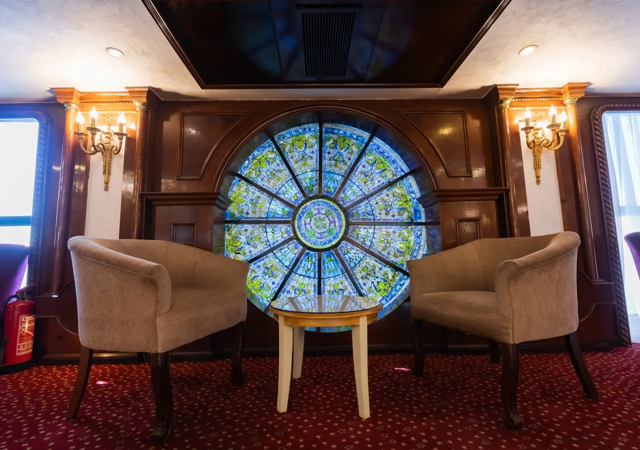 Lobby of the MS Monica Nile Cruise Nile cruise